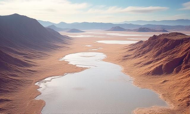 Aerial view of resource estimation mapping